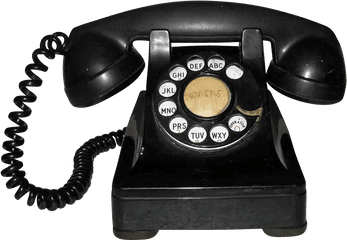 Old Bakelite Phone Transparent Png - Old Rotary Phone Png