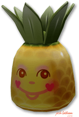 I Made A Little Baby Pineapple With Transparent Background - Pineapple Png