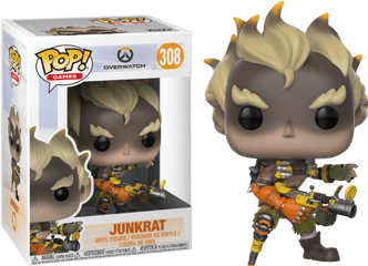 Overwatch - Overwatch Funko Pop Junkrat Png