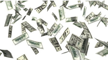 Money Falling Notes PNG Download Free