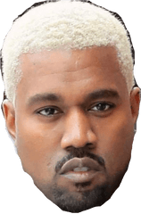 Kanye West Ye Freetoedit - Sticker By Lucymarajpink Kanye West Bleached Hair Png