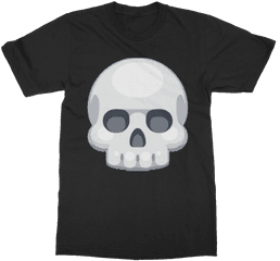 Skull Emoji Classic Adult T - Emmy The Great Shirt Png