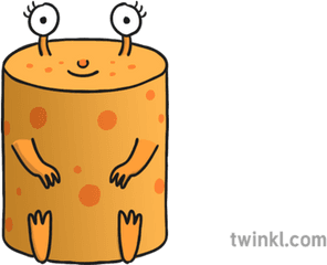 Cylinder Alien Illustration - Twinkl Happy Png