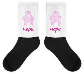 Nope Socks - Sock Png