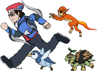 Letu0027s Play PokÃ©mon Platinum - Pick Our Starter PokÃ©charms Cartoon Png