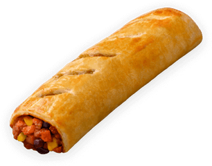 Black Bean Chipotle Burrito Roll - Baguette Png