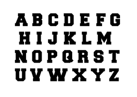 Alphabet Black PNG Free Photo