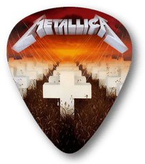 Metallica - Master Of Puppets Standard Guitar Pick Master Of Puppets Pick Png