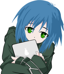 Cute - Anime Hd Wallpaper Girl Tablet Png