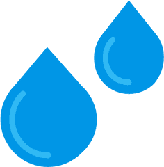 Teardrop Emoji Transparent Png - Blue Tear Drop Icon