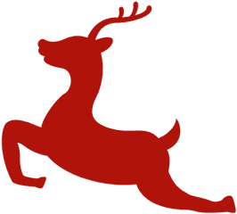 Christmas Santa Claus Gift - Christmas Reindeer Images Png