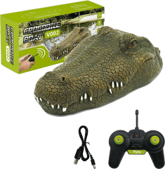 Remote Control Electric Alligator Or Crocodile Head Boat - Flytech Corcodeil Boat Hd Png