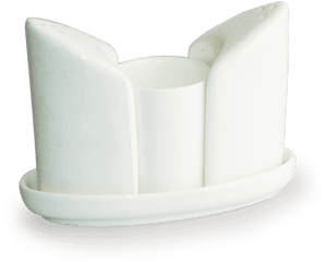 Download Salt Pepper Toothpick With - Saucer Png