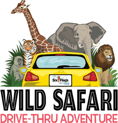 New 2020 Wild Safari Logo - Six Flags Safari Drive Thru Png