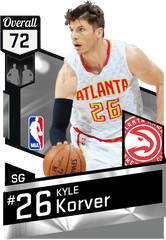 Harrison Barnes 2k17 Transparent Png - Kyle Korver Nba 2k17