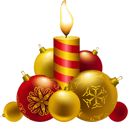 Christmas Candles - Christmas Candle Png