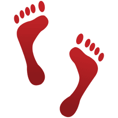 Footprints Emoji Icon File HD - Free PNG