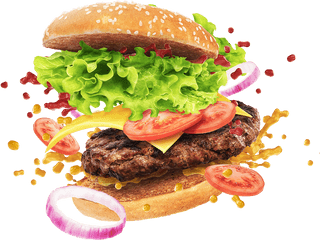 Burger Png Fast Food - High Resolution Burger Png