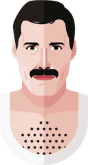 The Cool Club Freddie Mercury Poster - Poster Png