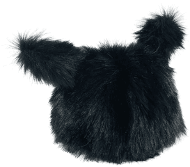 Outlet Angela Doll Clothing Dollyu0027s Fur Hat With Ears Black - Ushanka Png