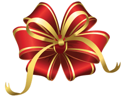 Christmas Bow File - Free PNG