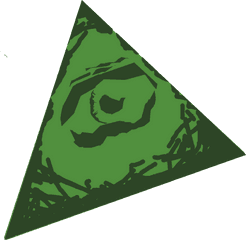 Green Eye Logo - Triangle Png