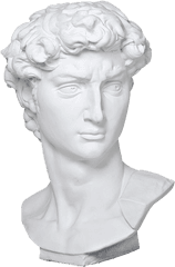 Statue Aesthetic Vaporwave - Transparent Head Statue Png