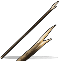 Wooden Spear - Rust Wooden Spear Png