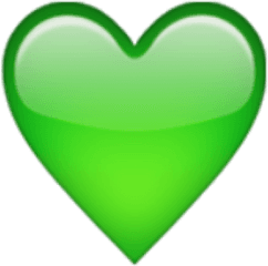 Emoji Png And Vectors For Free Download - Green Emoji Heart Png