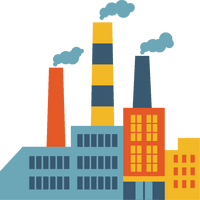 Factory Creative Vector Design Chimney Icon - Free PNG