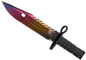 Steam Community Market Listings For M9 Bayonet Fade - Csgo M9 Bayonet Fade Png