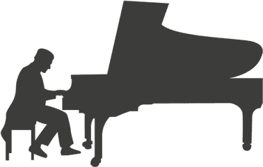 Transparent Png Svg Vector File - Pianist Silhouette Png