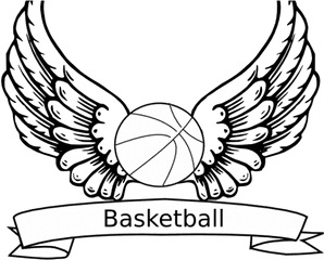 Wings Tattoos Clipart Basketball - Angel Wings Clipart Png