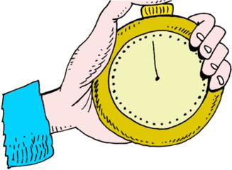 Hand Clipart Stopwatch - Stopwatch Clipart Png Download Dot