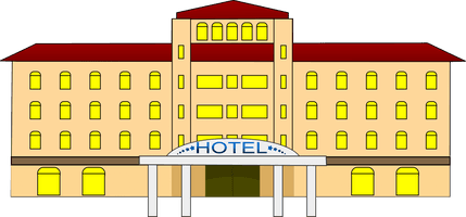 Building Hotel Vector Free Transparent Image HQ - Free PNG