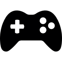 Silhouette Gamepad PNG Free Photo