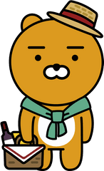 Download Ryan Bear Kakao Friends Line - Ryan Bear Png