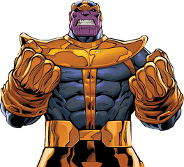 Thanos Without The Infinity Gauntlet - Thanos Comic Transparent Background Png