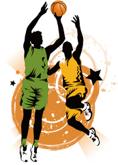 Library Of Tiger Dunking Basketball - Basketball Player Silhouette Png Slam Dunk