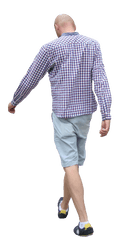 Cut Out Man Walking Png - Casual People Walking Png