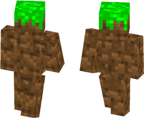 Download Grass Block Minecraft Skin For - Cross Png