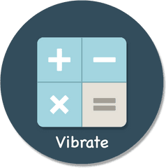 Vibrate App With Calculator Icon - Vibrate App With Calculator Icon Png