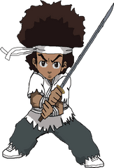 Huey Freeman Riley Samurai - Huey Boondocks Png