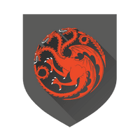 Thrones Icons House Game Computer Of Orange - Free PNG