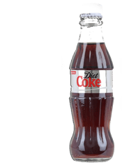 Diet Coke Bottle Transparent Bg - Transparent Background Coca Cola Glass Bottle Png