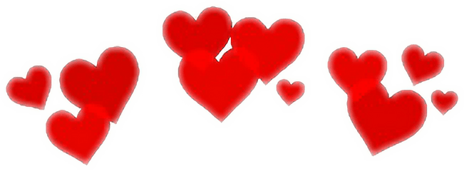 Macbook Heart Filter Png - Crown Heart Png Red