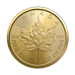 2 Oz Gold Maple Leaf - Maple Leaf Gold Coin 1 4 Oz Png