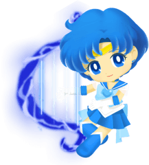 Sailor Moon Drops Mercury Png - Sailor Soapbox Mercury