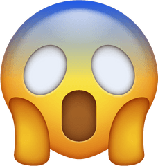 Omg Png Transparent - Shocked Emoji Png