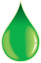 Free Png Water Drops - Water Drop Png Green